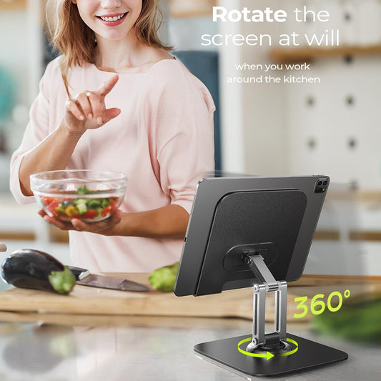 Suporte de Escritório Lisen Q18 para Telefone / Tablet, 4.7inch - 12.9inch, Preto YL0423120002