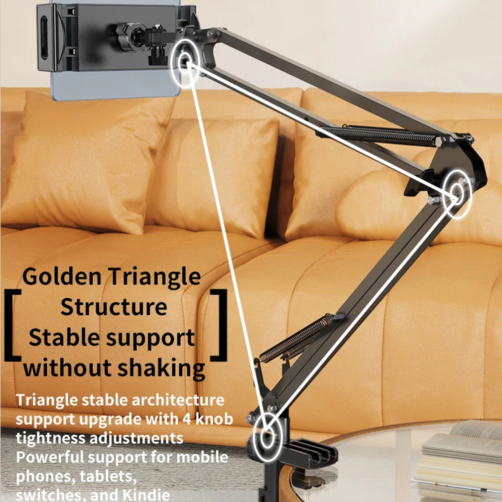 Suporte de Escritório Yesido C296, 4 polegadas - 12.9 polegadas, Preto