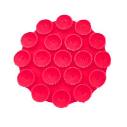 Suporte com Ventosas Techsuit SR-CUP, Vermelho