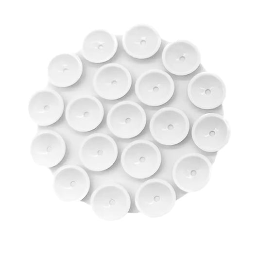 Suporte com Ventosas Techsuit SW-CUP, Branco