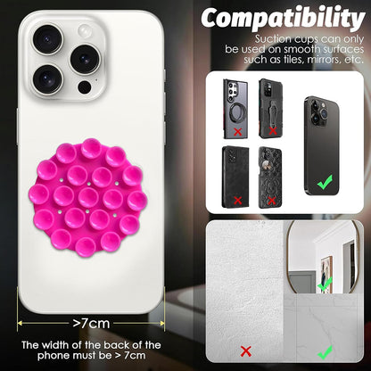 Suporte com Ventosas Techsuit SW-CUP, Branco