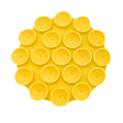 Suporte com Ventosas Techsuit SY-CUP, Amarelo