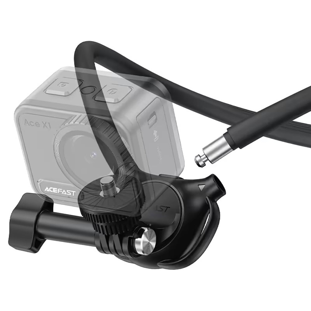 Suporte de Pescoço Acefast E37 para Câmera de Esporte, Preto