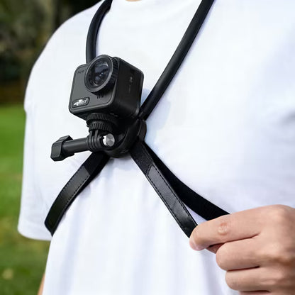 Suporte de Pescoço Acefast E37 para Câmera de Esporte, Preto
