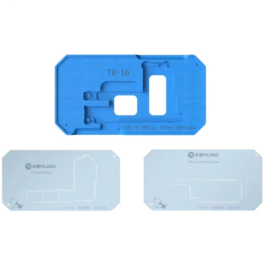 Suporte de Trabalho Reballing Mijing Z20 para Apple iPhone 16 Series