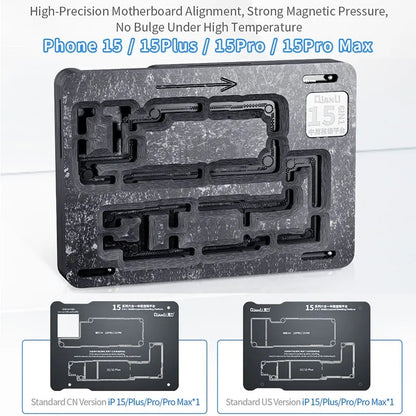 Suporte de Trabalho PCB Magnético QIANLI para Apple iPhone 15 Series