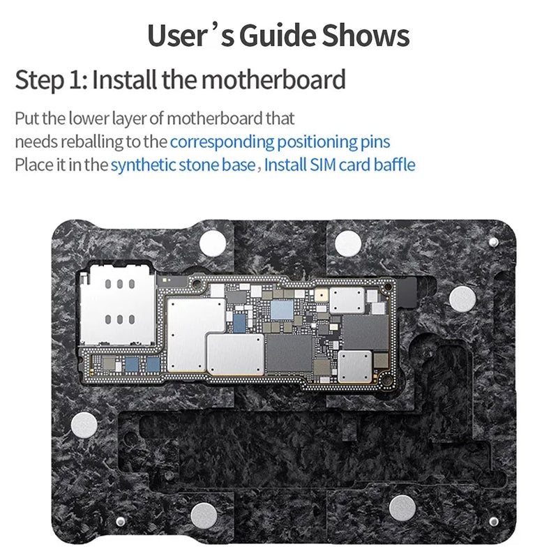 Suporte de Trabalho PCB Magnético QIANLI para Apple iPhone 15 Series