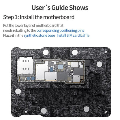 Suporte de Trabalho PCB Magnético QIANLI para Apple iPhone 15 Series