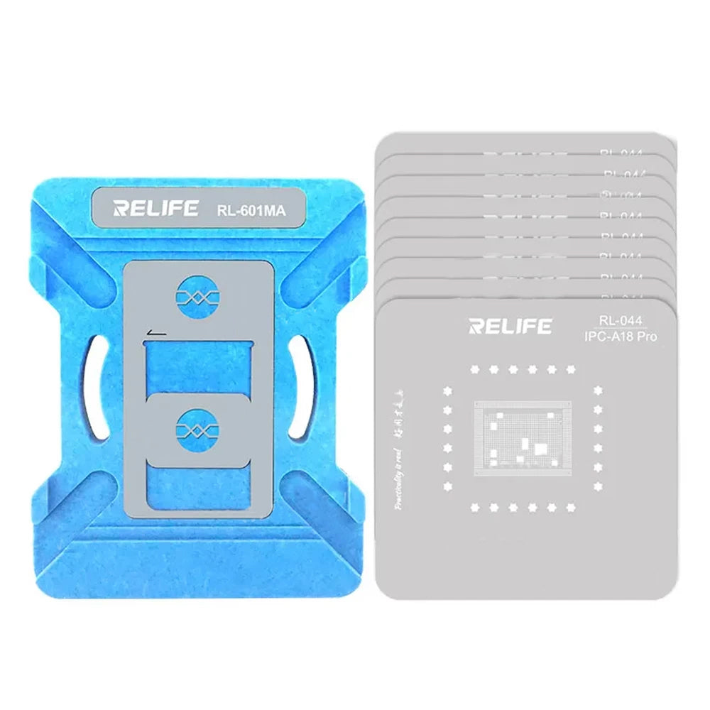 Suporte de Trabalho Reballing Relife RL-601MA para CPU Apple A8 - A18