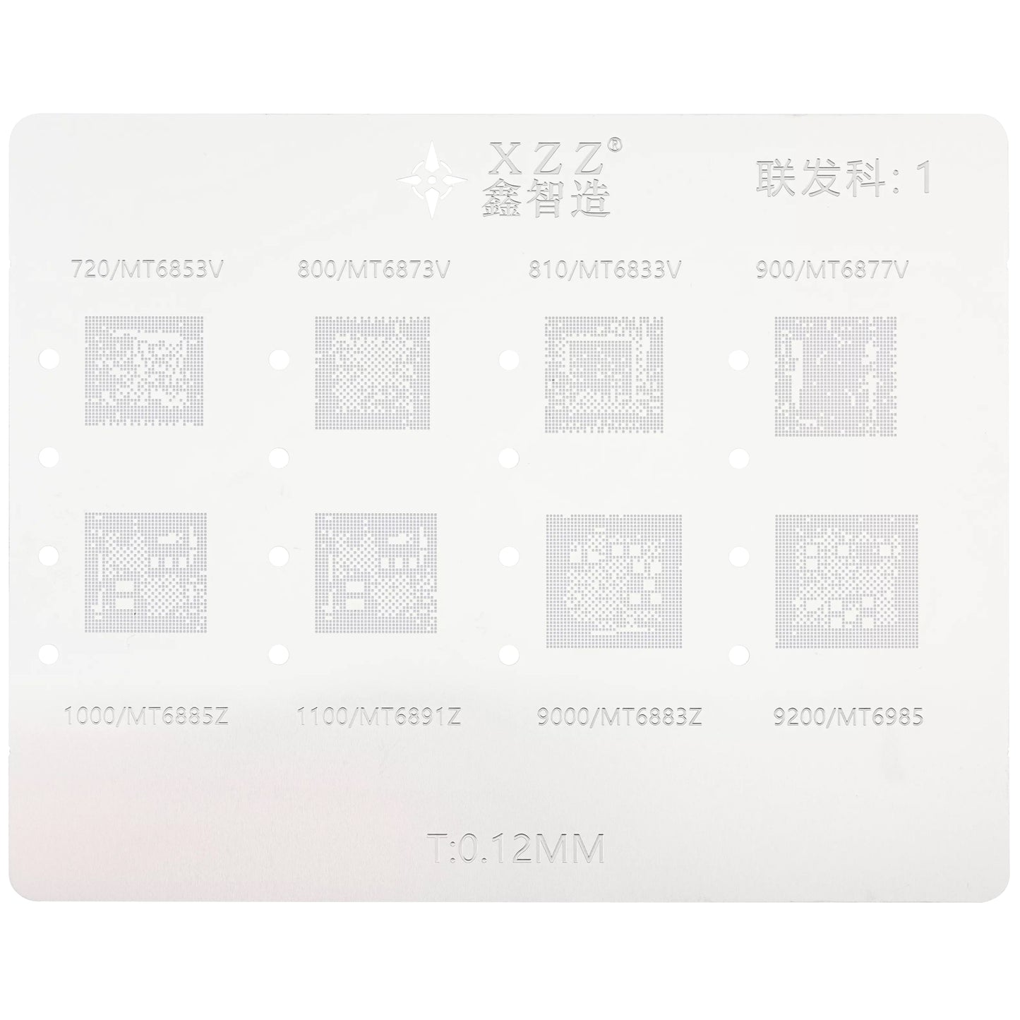 Suporte de Trabalho Reballing XZZ L23 para CPU Apple A8 - A16