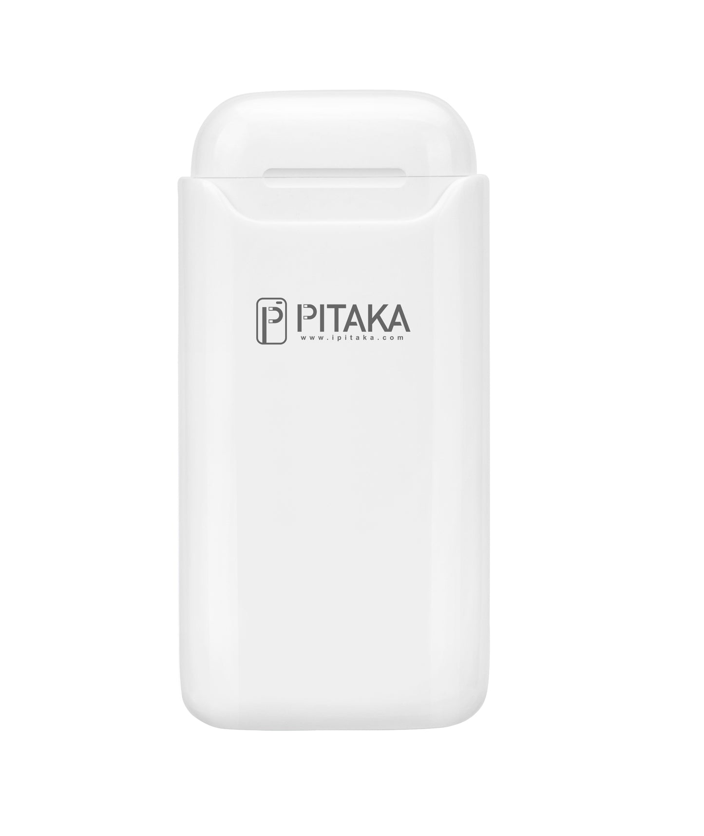 Bateria externa sem fios Pitaka Air Pal Essential para Apple Airpods Gen 1 / Gen 2, 1200mAh, 5W, branco AP1002