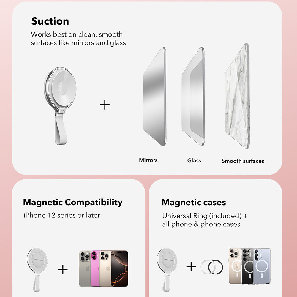 Suporte Anel ESR HaloLock, Branco