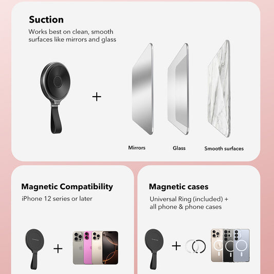 Suporte Anel ESR HaloLock, Preto