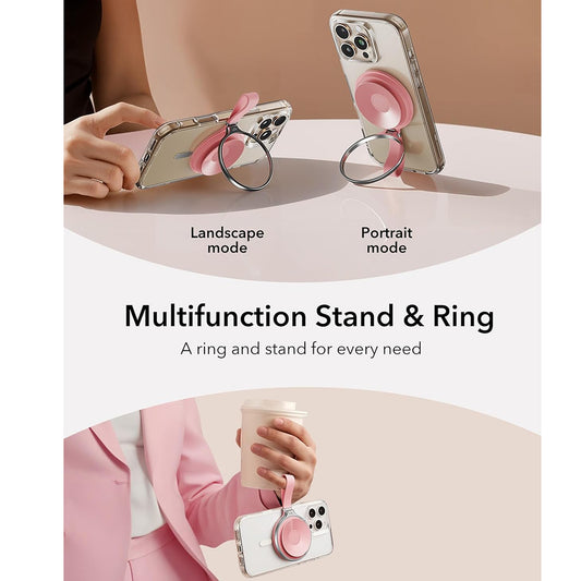 Suporte Anel ESR HaloLock, Rosa