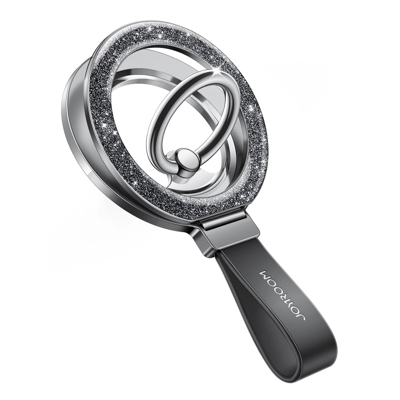 Joyroom JR-ZS425 Glitter Ring Holder, Universal, Black