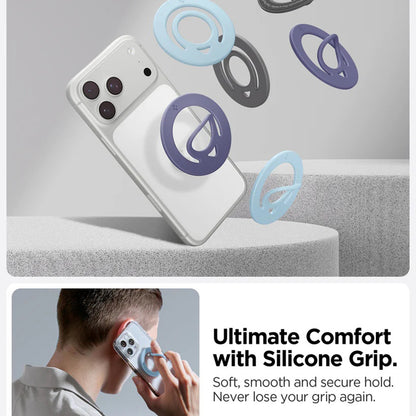 Suporte Anel Spigen Dual Pop, Universal, Azul AMP11368