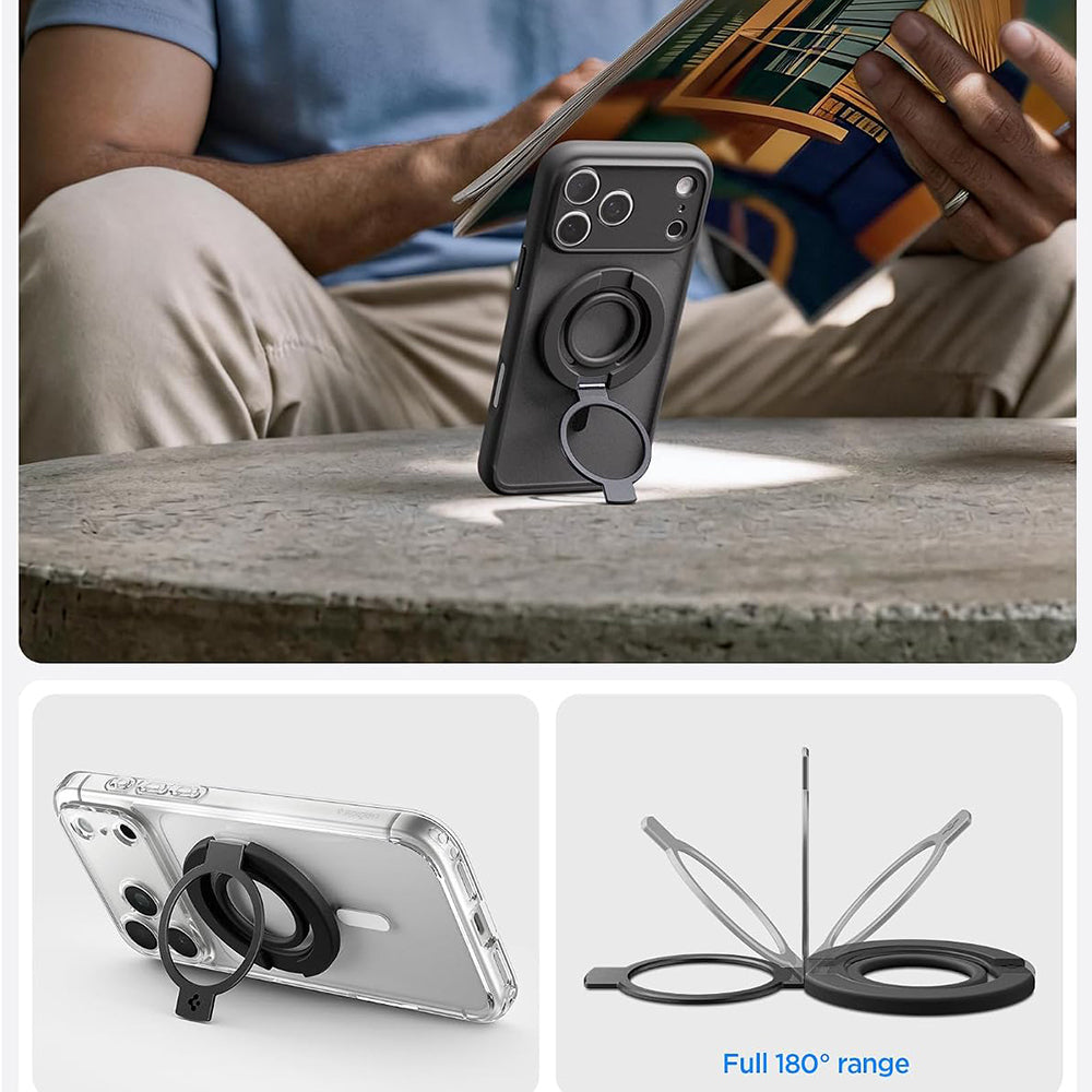 Spigen Dual Pop Mag S Ring Holder, Universal, Gray AMP11736