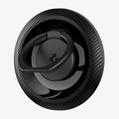 Suporte Anel Spigen O-Mag OM100 Carbono, Universal, Preto AMP05505
