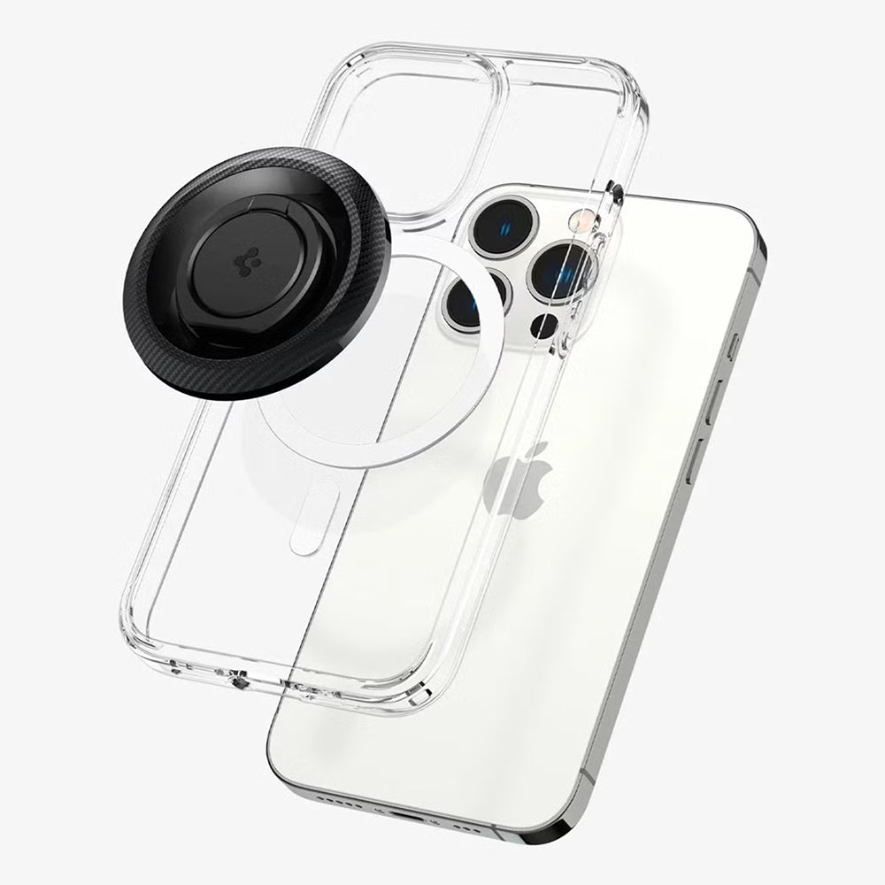 Suporte Anel Spigen O-Mag OM100 Carbono, Universal, Preto AMP05505