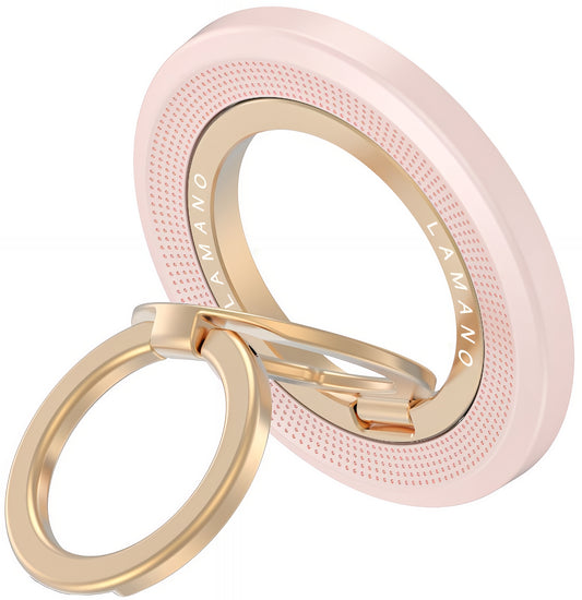 Suporte Anel Tech-Protect MMR700 Lamano, Universal, Rosa Dourado