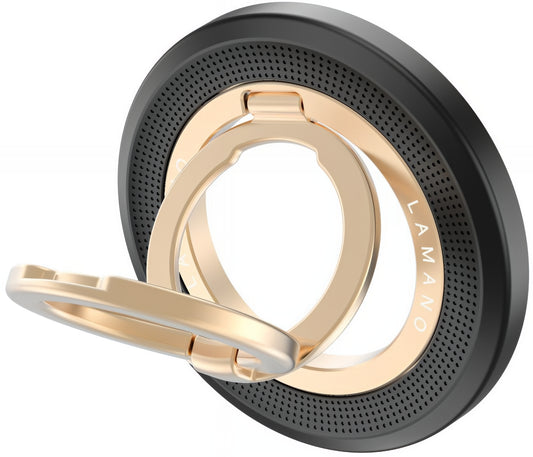 Suporte Anel Tech-Protect MMR700 Lamano, Universal, Preto Dourado