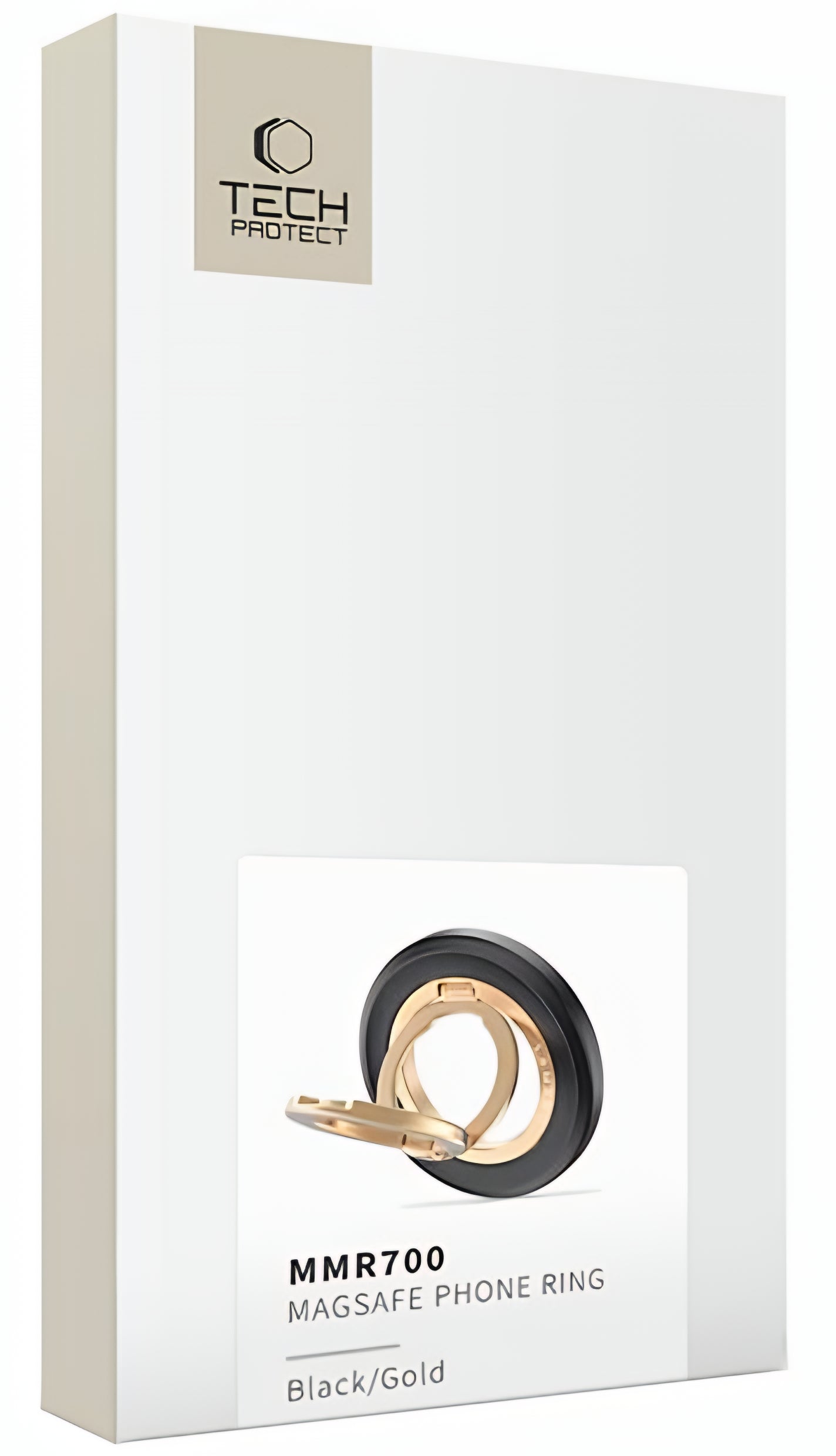 Suporte Anel Tech-Protect MMR700 Lamano, Universal, Preto Dourado