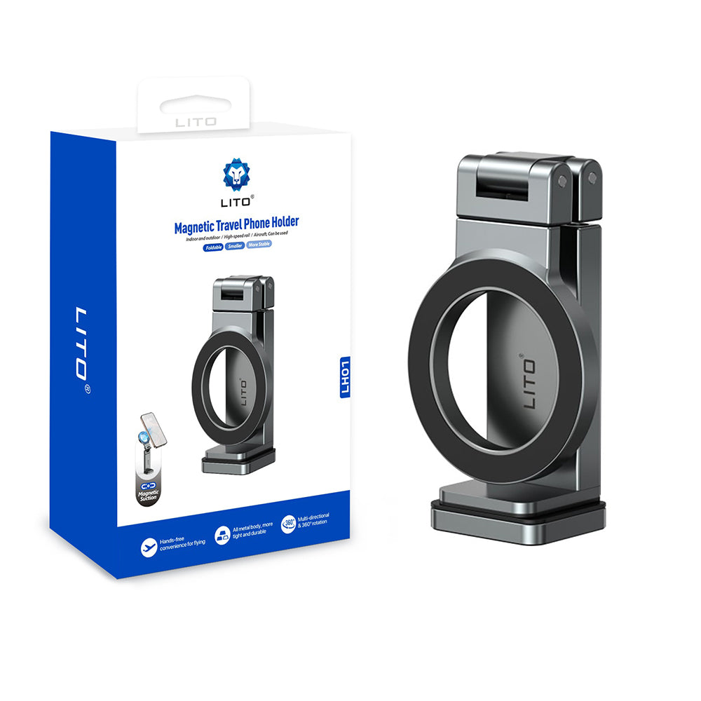 Suporte Magnético Lito LH01, Universal, Cinzento