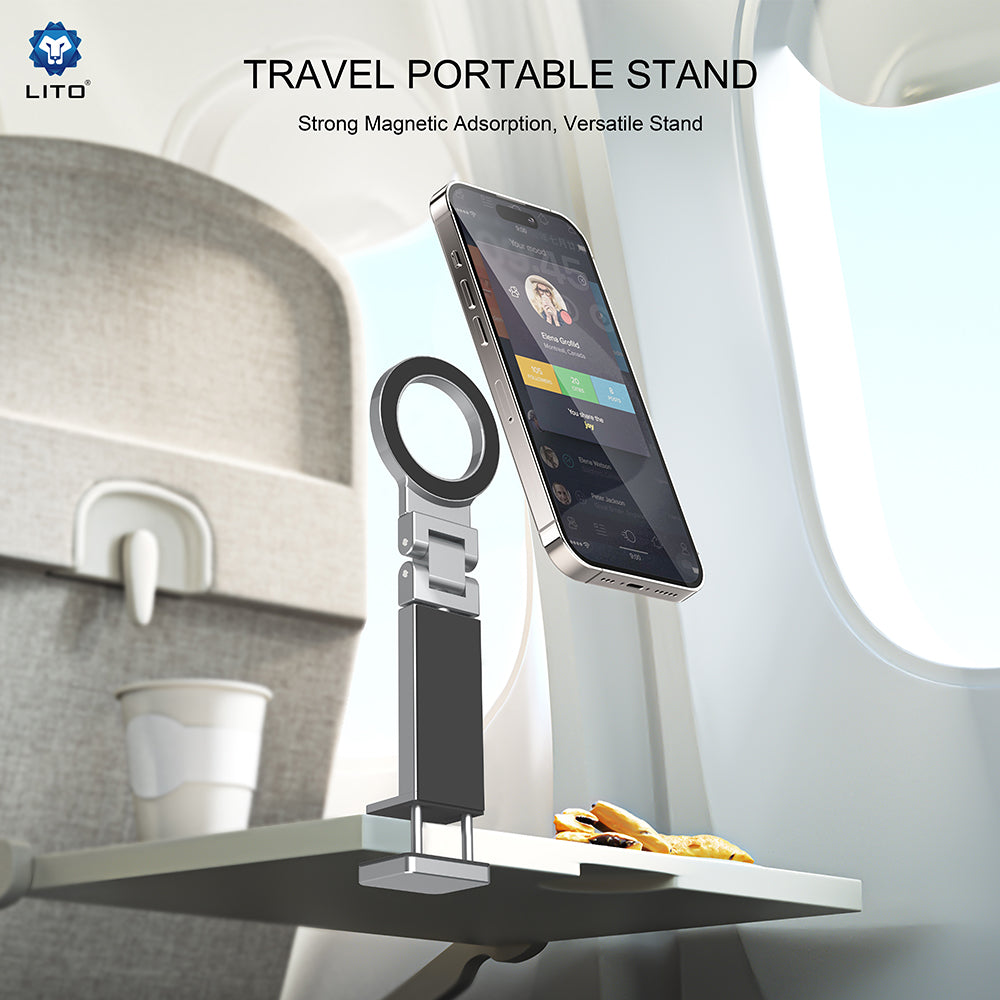 Suporte Magnético Lito LH01, Universal, Cinzento