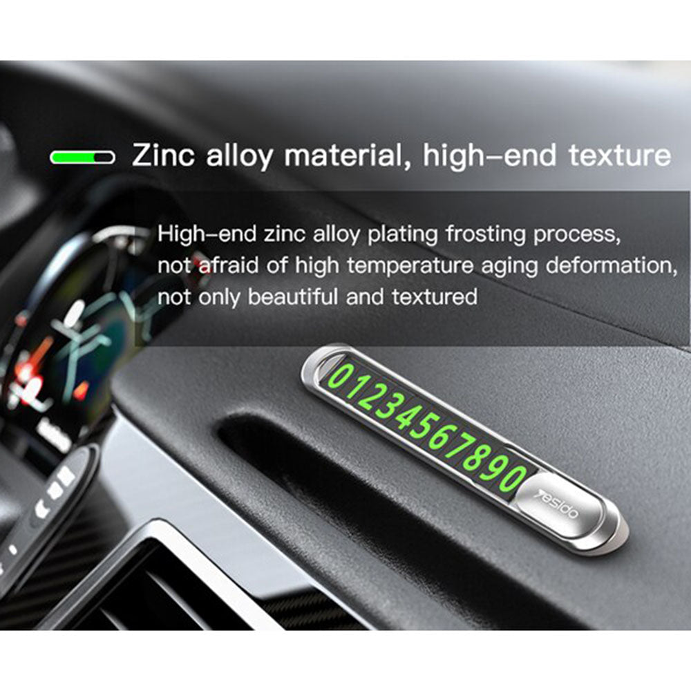 Suporte para Número de Telefone Automóvel Yesido C88