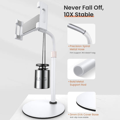 Suporte de Escritório Lisen para Telefone / Tablet, 4.7inch - 12.9inch, Preto YL0420050002