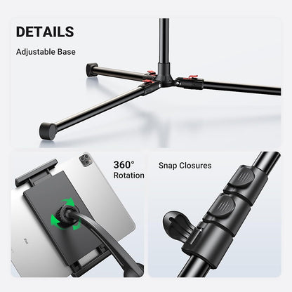 UGREEN LP585 Floor Stand for Phone / Tablet, Universal, Black