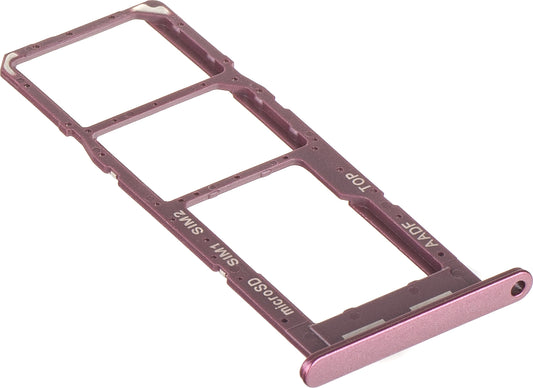 Suporte SIM - Cartão Samsung Galaxy A14 A145, Dual SIM, Vinho