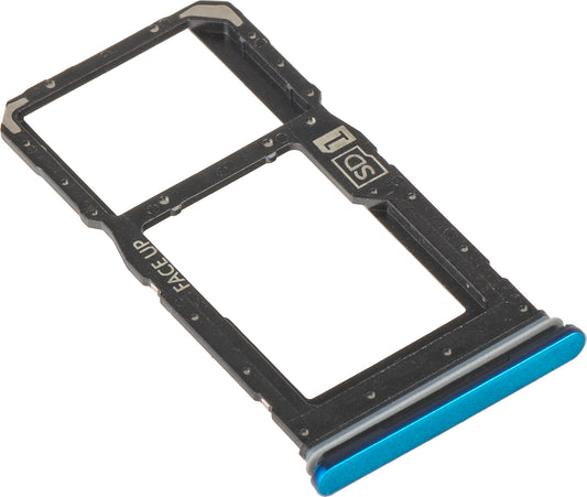 Suporte para SIM Card Motorola Moto G75, Azul (Aqua Blue), Service Pack S948E44227