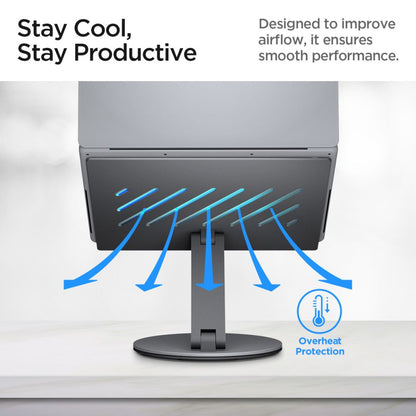 Suporte Spigen LD204H para Laptop, Prateado