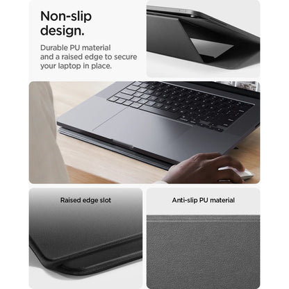 Suporte Spigen Slim Fold LD201-S7 para Portátil até 14 polegadas, Preto AMP11116