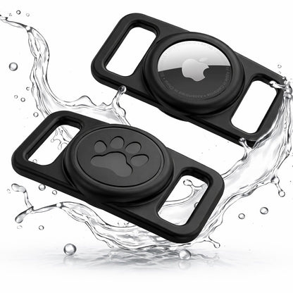 Suporte Techsuit BuddyGuard DG1 para Apple AirTag na Coleira de Animal de Estimação, Preto