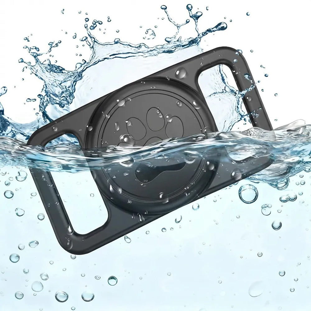 Suporte Techsuit BuddyGuard DG1 para Apple AirTag na Coleira de Animal de Estimação, Preto