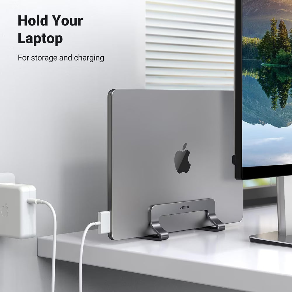UGREEN LP258 Vertical Stand (29277) for Laptops with Thickness 12mm - 26mm, Silver