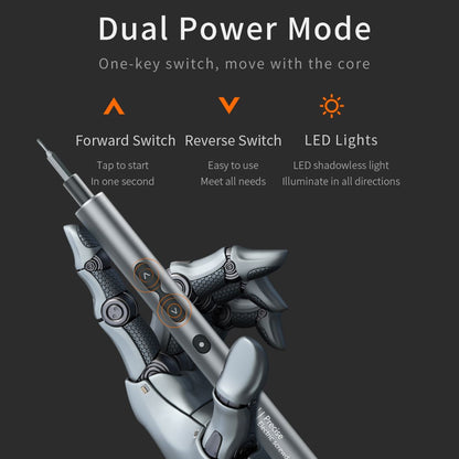 King'sdun Electric Screwdriver, 62in1, Gray