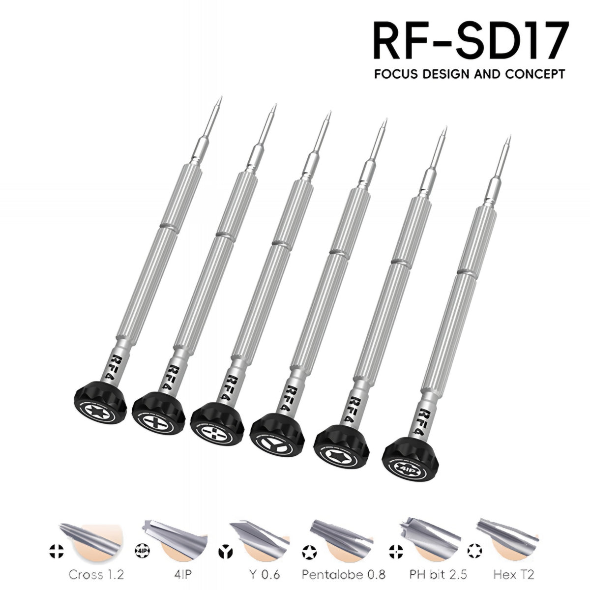 RF4 RF-SD17 Mini Screwdriver, 6in1