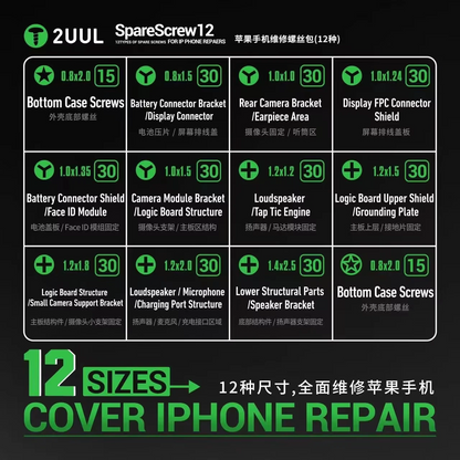 Parafusos 2UUL SC22 para Apple iPhone Series, 330em1