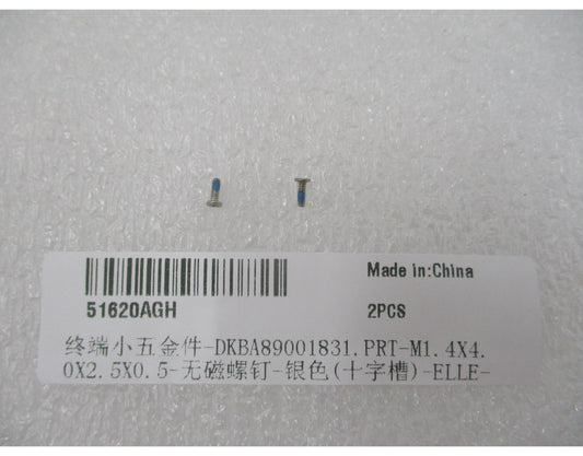 Parafusos Huawei Pura 90s Pro, M1.4mm x 4.5mm, Service Pack 51620AGH