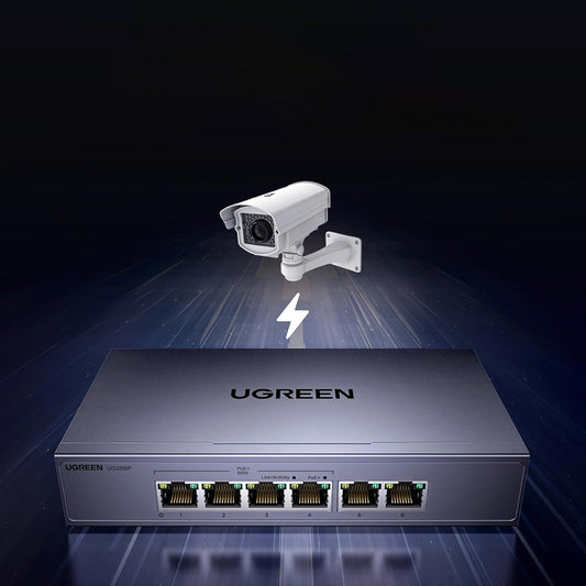 Switch de Rede UGREEN CM741 (35371EU), Cinzento