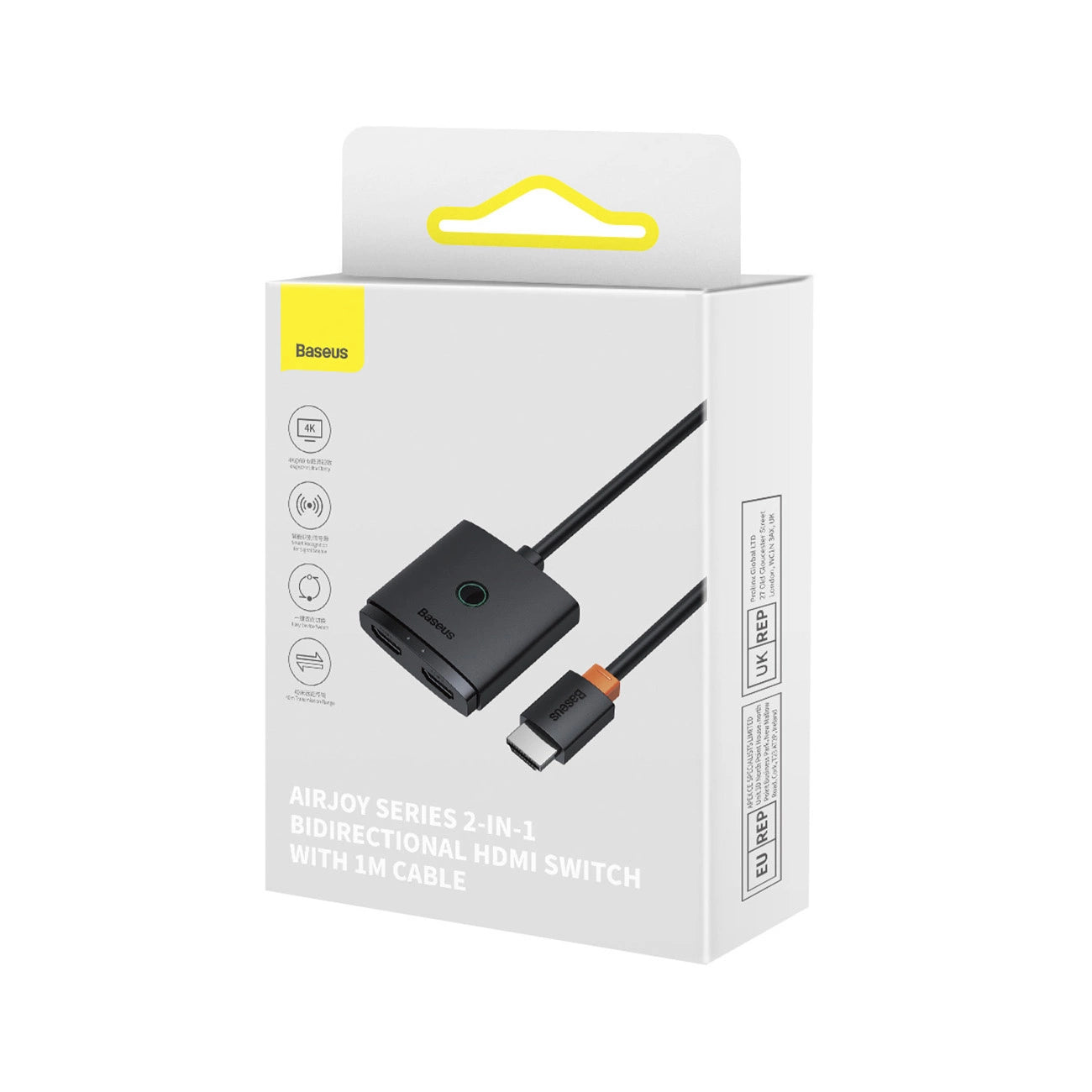 Switch Video Baseus AirJoy Cluster Bidirecional, Preto B01331105111-01