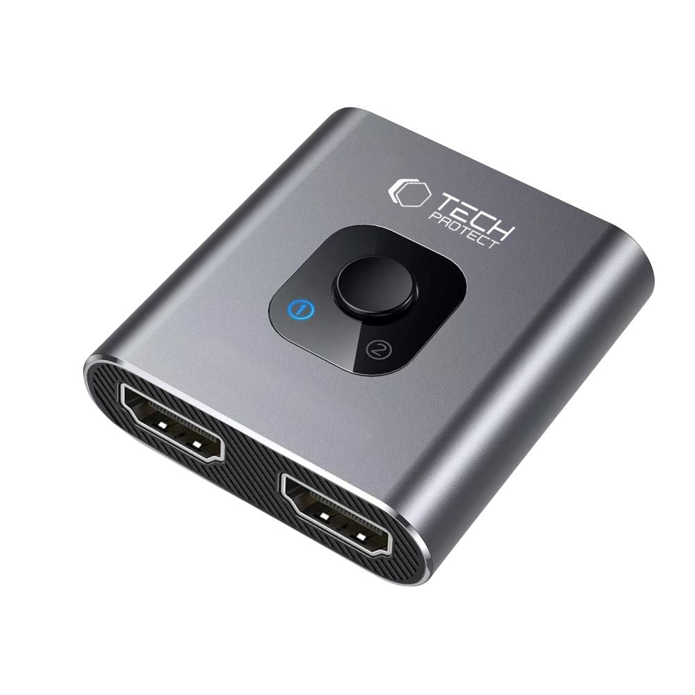 Switch Video HDMI Tech-Protect HB07, Cinzento