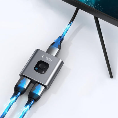 Switch Video HDMI Tech-Protect HB07, Cinzento