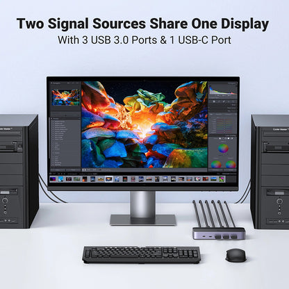 Switch Vídeo HDMI UGREEN CM664, Preto