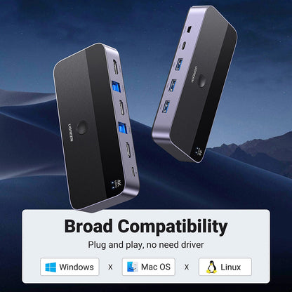 Switch Vídeo HDMI UGREEN CM664, Preto