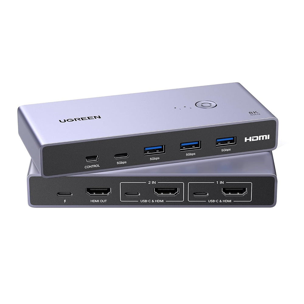 Switch Video UGREEN CM692, Cinzento