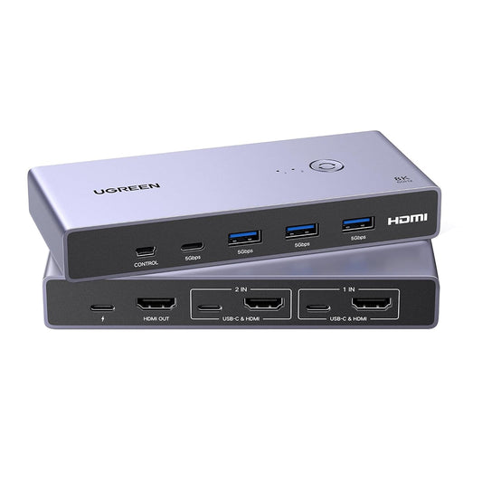 Switch Video UGREEN CM692, Cinzento
